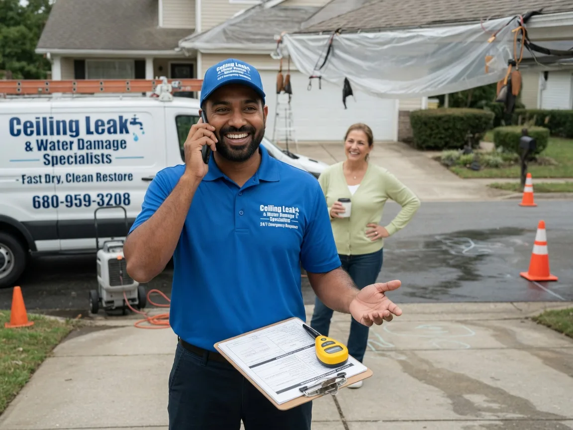 Ceiling Leak Cleanup Bryant, IA FAQs